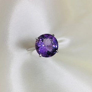 14K Gold Victorian Amethyst Ring, Anniversary Gift Ideas, Amethyst Jewelry, Antique Ring, Vintage Amethyst Ring, Engagement Ring For Women