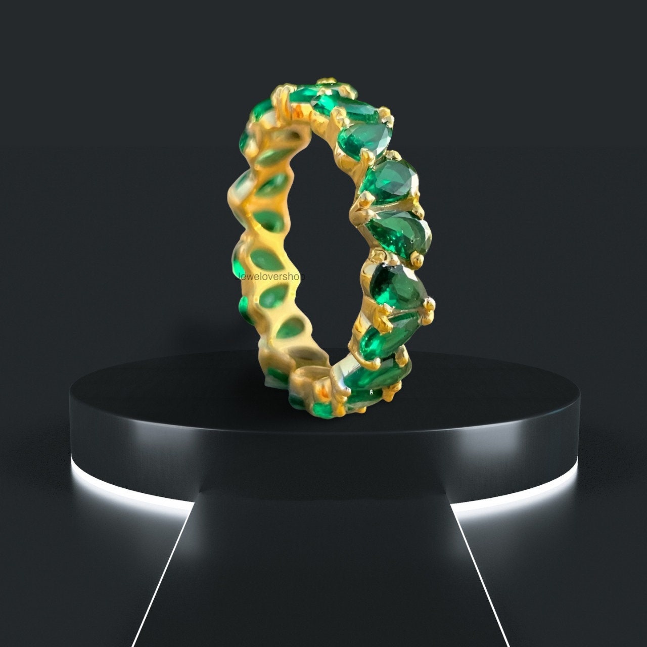 Green eternity deals ring