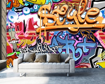 Teenager Wall Mural Etsy