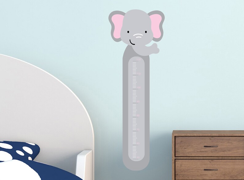 Height Chart Sticker Height Measurement Ruler Nursery Growth Etsy