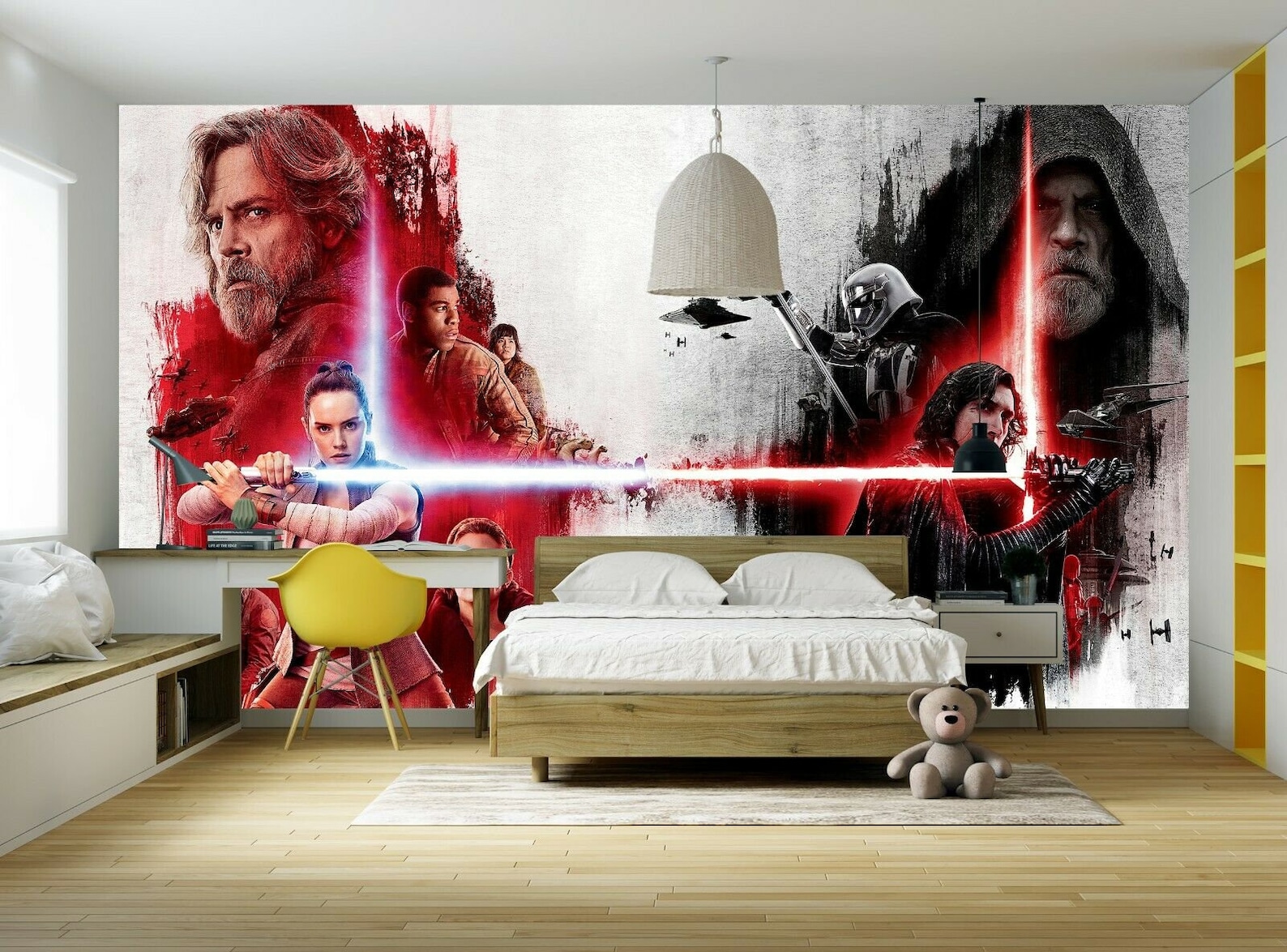 Star wars Wall Mural Photo Wallpaper Giant Paper Poster for Etsy
