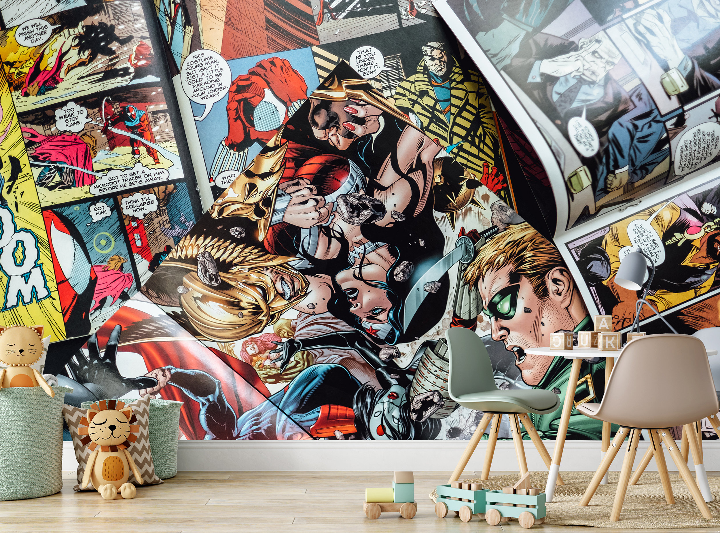 Comic on sale book wallpaper