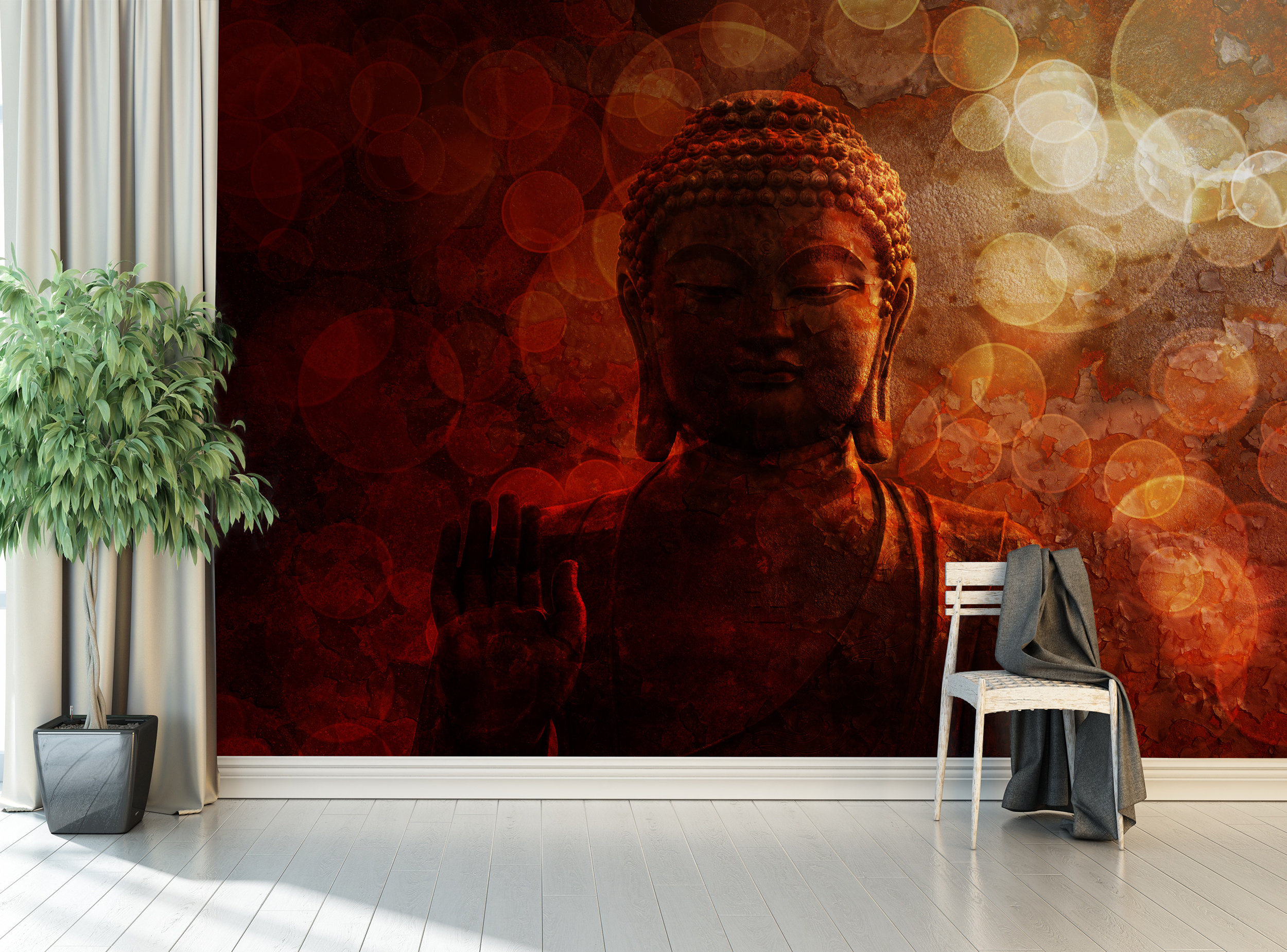 Bronze Red Buddha Wallpaper Buddha Statue Raised Palm Wall - Etsy UK Bronze Red Buddha Wallpaper Buddha Statue Raised Palm Wall - Etsy UK