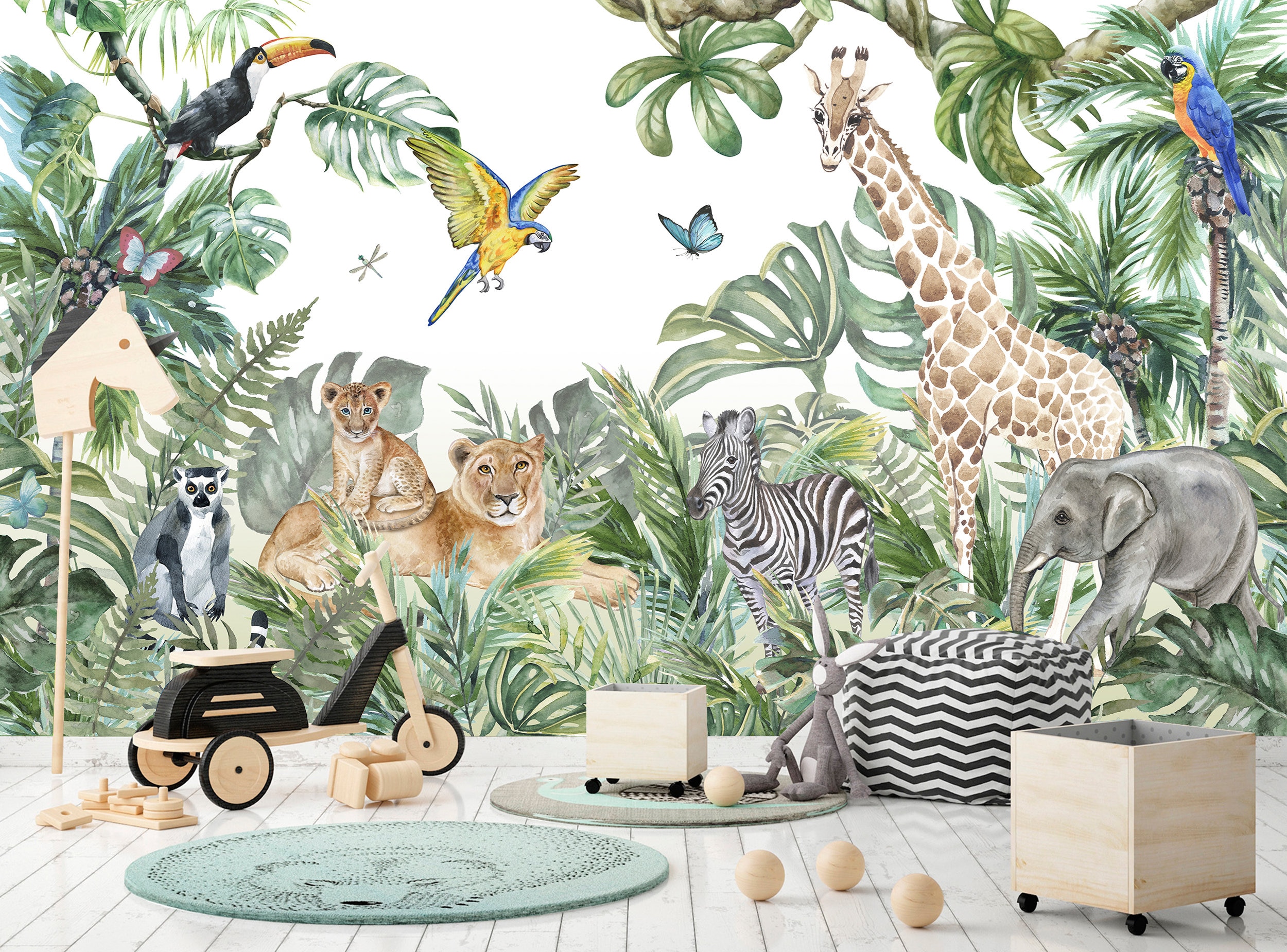 Details more than 156 jungle theme wallpaper best - 3tdesign.edu.vn