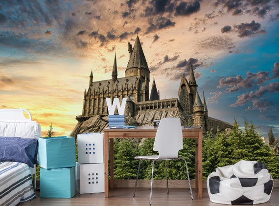 Wall Mural Hogwarts Castle Harry Potter Photo Wallpaper Children's