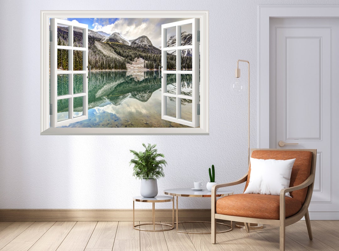 3D Ink Mountain WC2097 Wall Murals