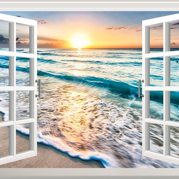 Fake Window Art Etsy