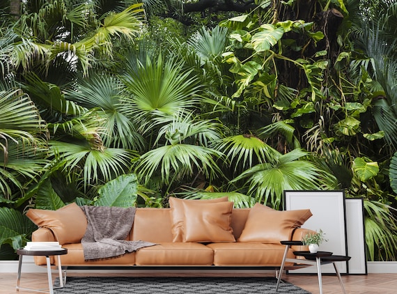 Rainforest Wallpaper Jungle Wallpaper Peel and Stick - Etsy
