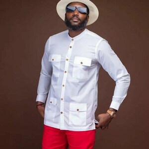 African Men clothing, African Dashiki, African grooms men, African Men Wedding, African Wedding, African Print for Men, White African Suits.