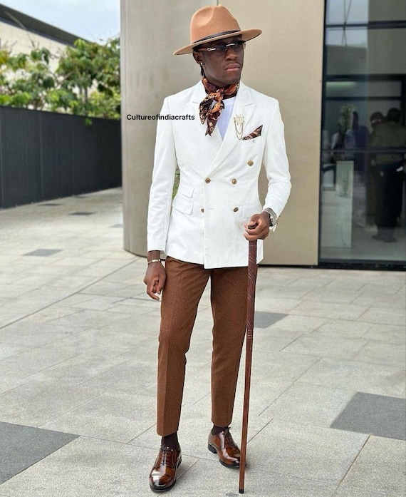 brown dress pants white shirt How to Wear Brown Pants