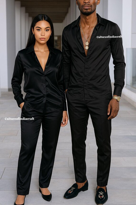 black dress shirt matching pants Lenox Dress Shirt Slim Fit main image 0