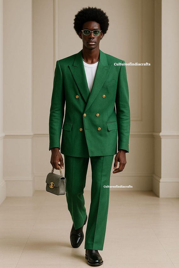 black and green formal dress mens Classy Dark Green Slim Fit Mens Prom Outfits with Black Shawl Lapel