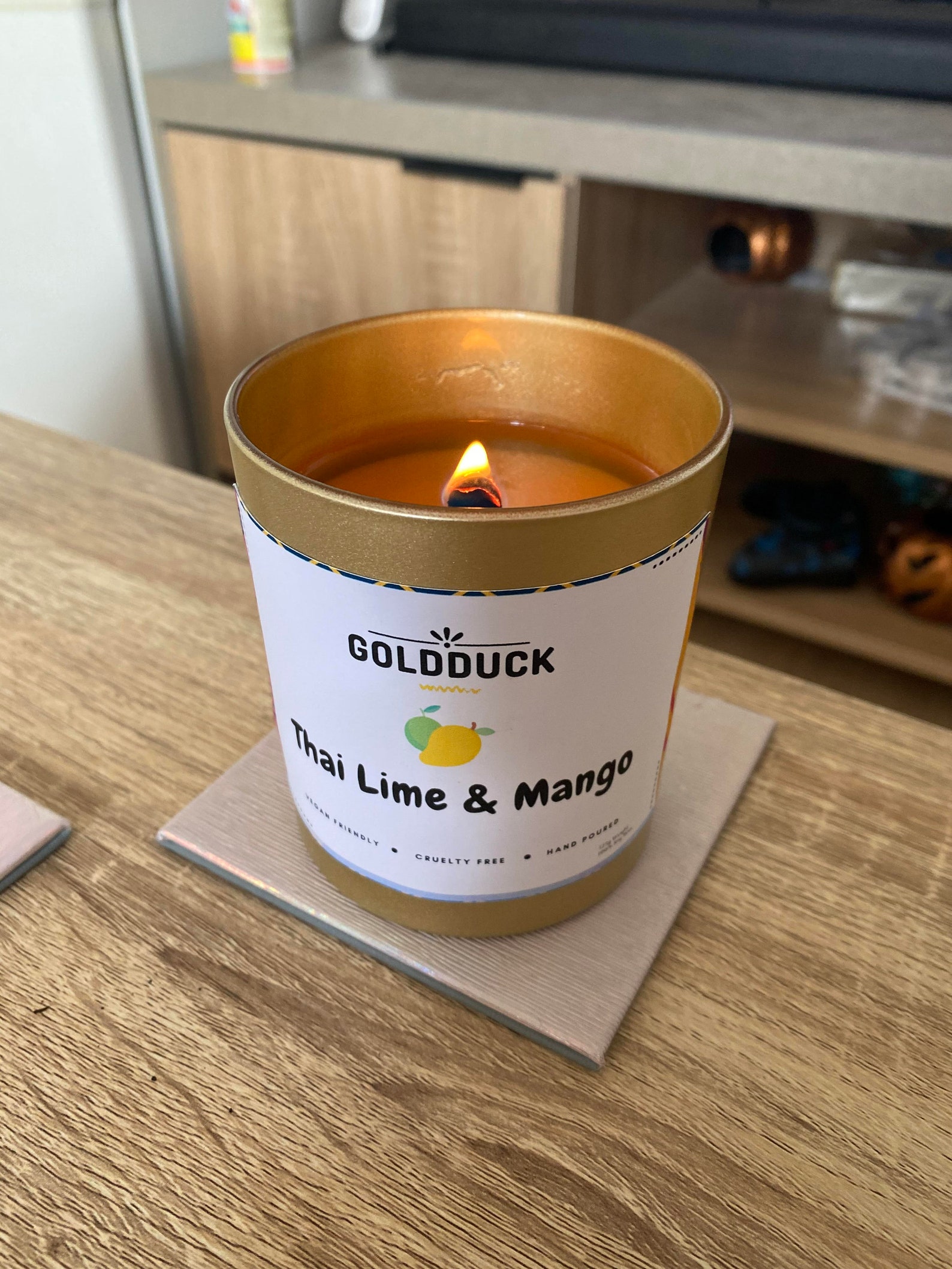 Thai Lime and Mango Candle New Flavour Wood Wick Tropical Etsy