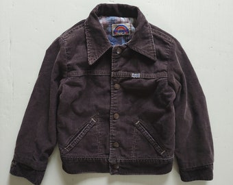 1970's Wrangler Children's Corduroy Flannel Lined Jacket