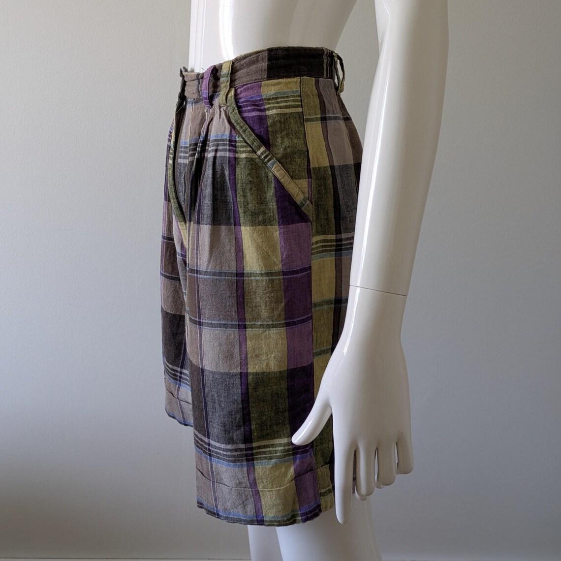 1930s Pleated Shorts - Red