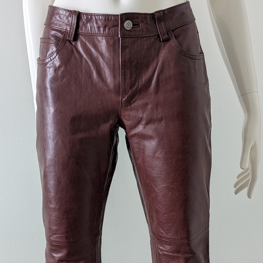 90s old gap leather pants 初期タグ 90s~ Gap original fit leather pants | sui & shara
