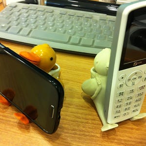 3D-printbestand stl, Gluck Duck, pennenhouder, telefoonhouder, kaarthouder