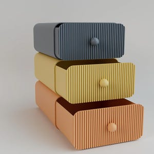 3D Print File Stl, Storage Box, Parts Tray Drawer, Parts Tray Holder