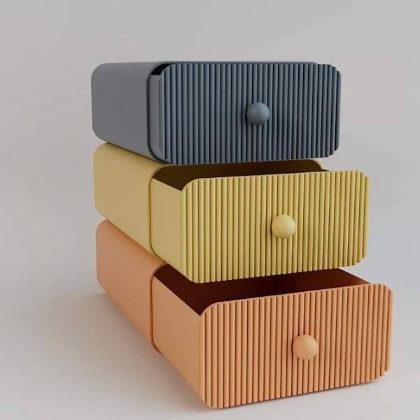 3D Print File Stl, Storage Box, Parts Tray Drawer, Parts Tray Holder