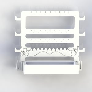3D Print File Stl, Jewelry Organizer Stand, Earring Holder