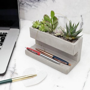 3D Print File Stl, Office Planter, Pen Holder Pot, Vase, Succulent