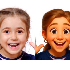 Personalized, Custom Cartoon Digital File, Photo to Cartoon, Picture Edition, 3D