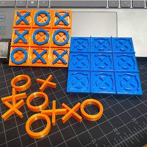 3D Print File Stl, Tic Tac Toe Board Game