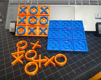 3D Print File Stl, Tic Tac Toe Board Game