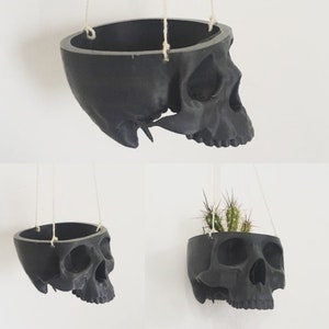 3D Print File Stl, Pot, Vase, Planter, Skull Hanging, Skeleton