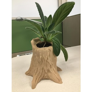 3D Druck Stl, Vase, Topf, Baumstumpf, Baumform