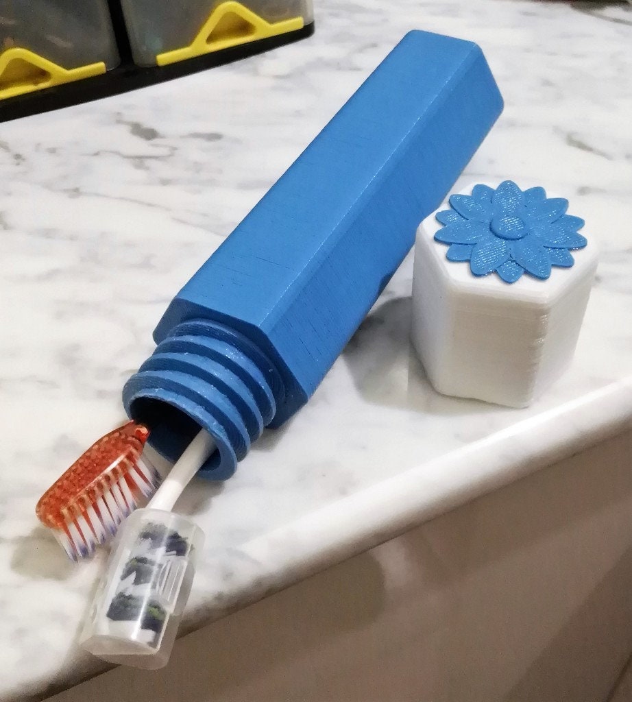 3D Print File Stl, Toothbrush Box, Travel Toothbrush Protector