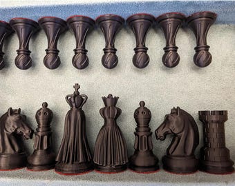 3D-afdrukbestand stl, modern schaakspel