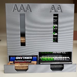 3D Print File Stl, Battery Holder, AA Battery, AAA Battery