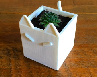 3D Print File Stl, Pot, Vase, Cat Pot