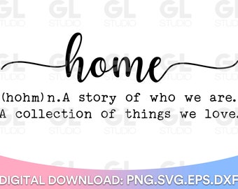 Home Definition Svg Etsy