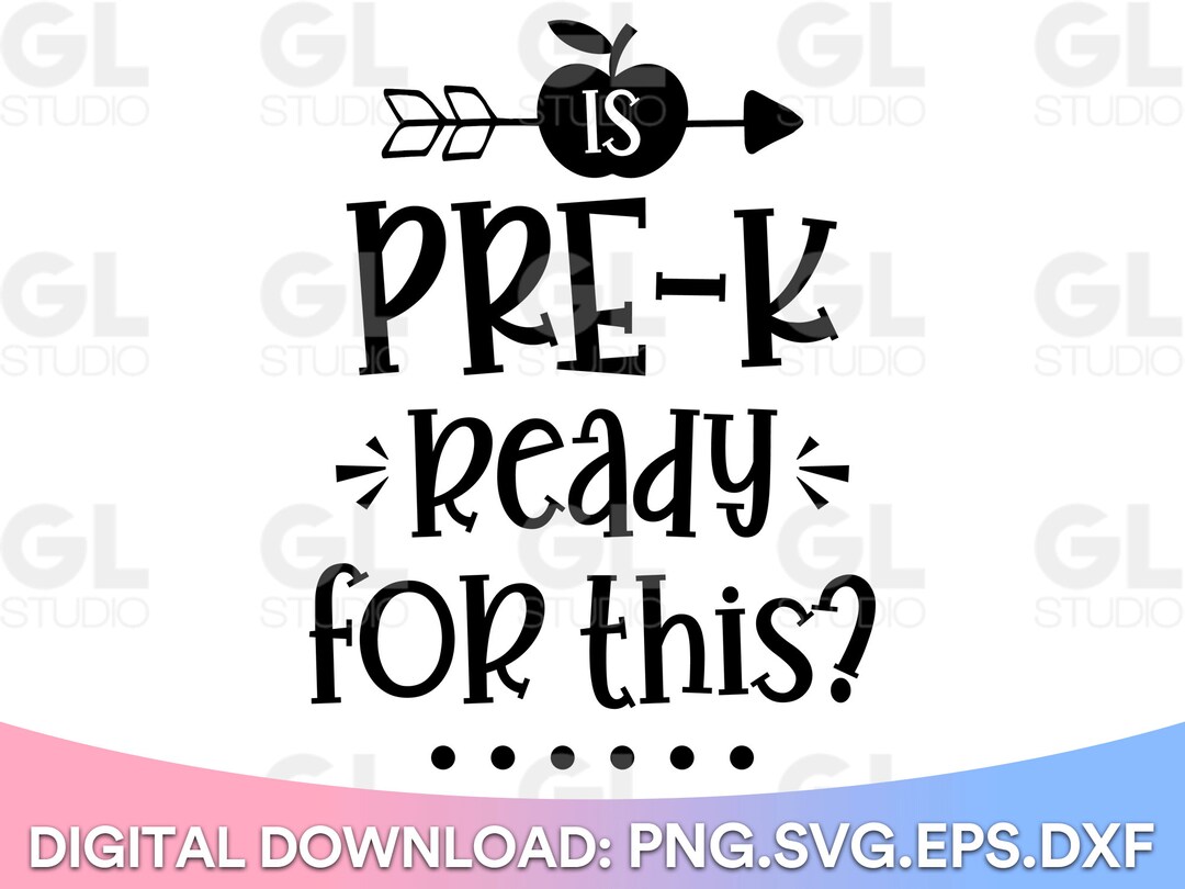 Pre K Svg, Hello Pre K Svg, First Day of School SVG, Back to School Svg ...