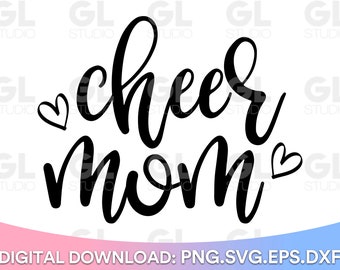 Cheer Mom svg, Cheer SVG, Cheerleader svg, dxf, Momlife SVG, cheer mama svg, cheer sister svg, cheer family svg, mama svg, mom svg, Cheer