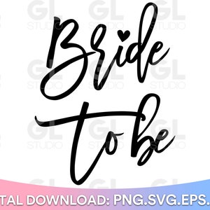 Bride to be svg, Future Mrs SVG, Verlobte SVG, Braut svg, dxf sofort download, Bride squad SVG, Cricut and Silhouette, Braut svg