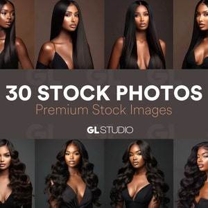 May include: A collection of 30 stock photos featuring women with long, flowing black hair. The women are wearing black clothing and have a neutral expression on their faces. The photos are high-quality and professional, and they would be perfect for use in a variety of marketing materials.