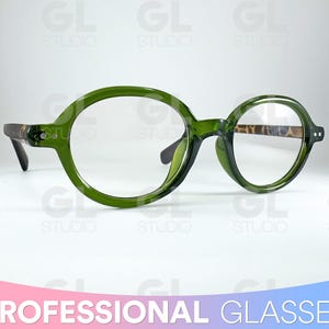 60s Vintage Chunky Oval Eye Glasses, Lightweight Glasses, Myopia Glasses, Eyeglasses, Stylish Eyewear, Retro Chic Frames, Durable Glasses
