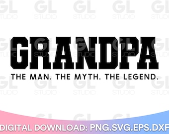 Grandpa SVG, Grandpa Life SVG, dxf, png, Grandpa Saying svg, Fathers Day svg, Grandpa svg, Grandad svg, Funny Grandpa SVG, Grandpa Quote svg