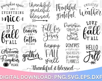 Herbst SVG Bundle, Herbst SVG Bundle, Herbst SVG, Herbst SVG, Herbst SVG, Herbst SVG, Herbst Kürbis svg, Herbst svg, Thanksgiving Bundle