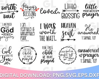 Baby Bundle, Baby SVG Bundle, Newborn Bundle, Baby Christian Bundle, Baby svg, dxf, Christian svg, Newborn svg, Onesie svg, Scripture svg