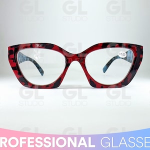 Vintage Cat Eye Reading Glasses, 1950s Reading Glasses, Women&#39;s Reading Glasses, Thick Frame Reading Glasses, Retro Reading Glasses, Eyewear