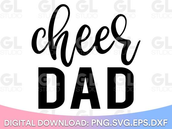 Cheer Dad Svg Cheer Mom Svg Cheer SVG Cheerleader Svg Dxf - Etsy