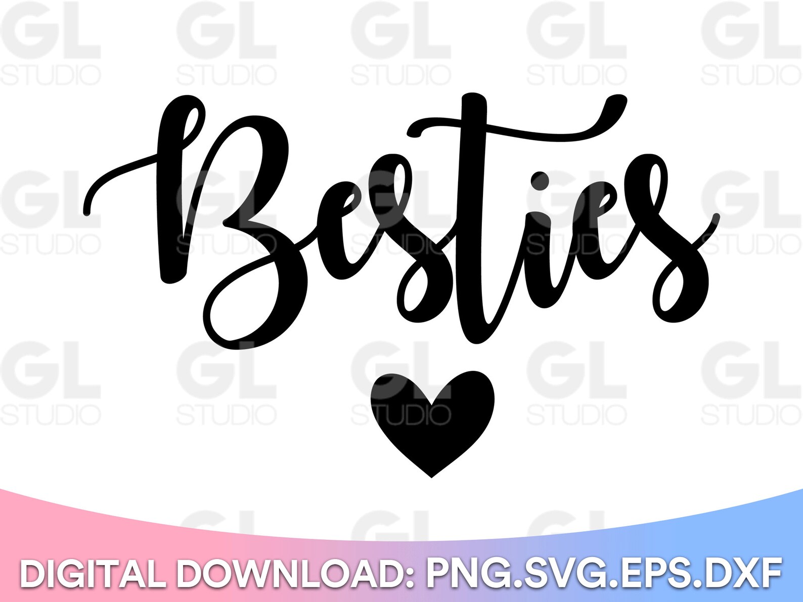 Besties SVG Hashtag Besties Svg Best Friends SVG Friends Etsy