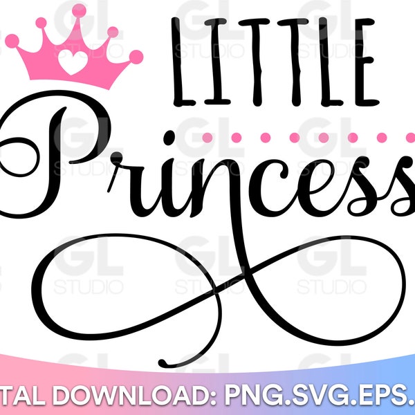 Little Princess svg, Daddy's Little Princess SVG, Daddy's girl svg, dxf, baby girl SVG, Daddy's Princess SVG, Baby svg, Princess svg, Baby