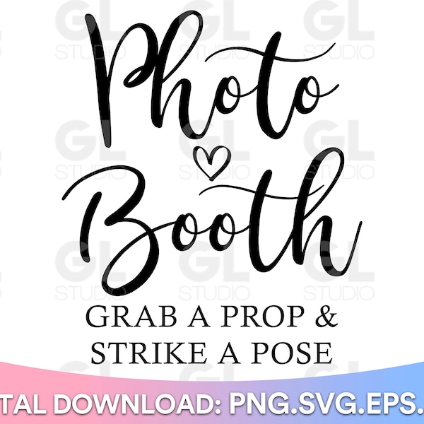 Photo Booth svg, Wedding SVG, Wedding Sign svg, dxf, png, Cards And Gifts svg, Rustic Wedding SVG file, Bride and Groom svg, wedding party