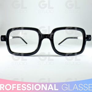 Man Reading Glasses, Reading Glasses Frames, Square Frame Glasses, Thick Frame Reading Glasses, Lightweight Glasses, Myopia Glasses, Eyewear