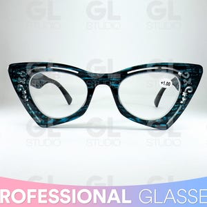 1950s Reading Glasses, Vintage Cat Eye Reading Glasses, Women&#39;s Reading Glasses, Thick Frame Reading Glasses, Retro Reading Glasses, Eyewear